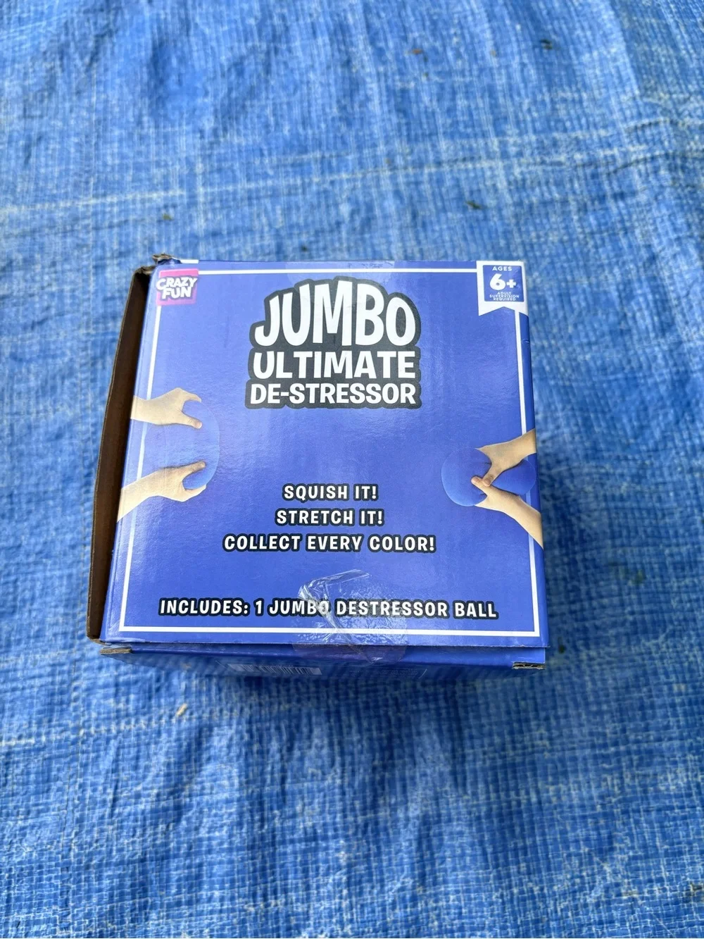 Crazy Fun RMS Jumbo Ultimate De-Stressor Squishy Ball NIP – 5.5”